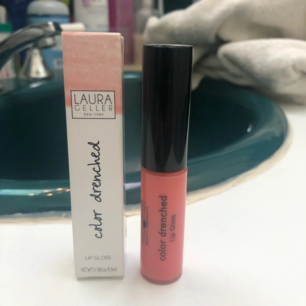 NIB LAURA GELLER MINI MELON INFUSION LIP GLOSS